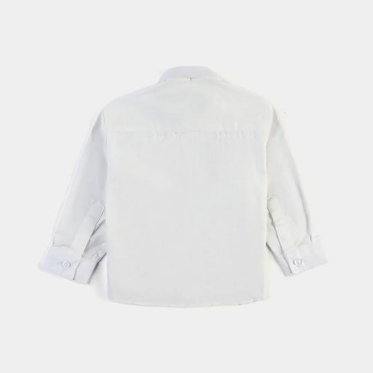 Infant Boys Oxford Formal Shirt-White