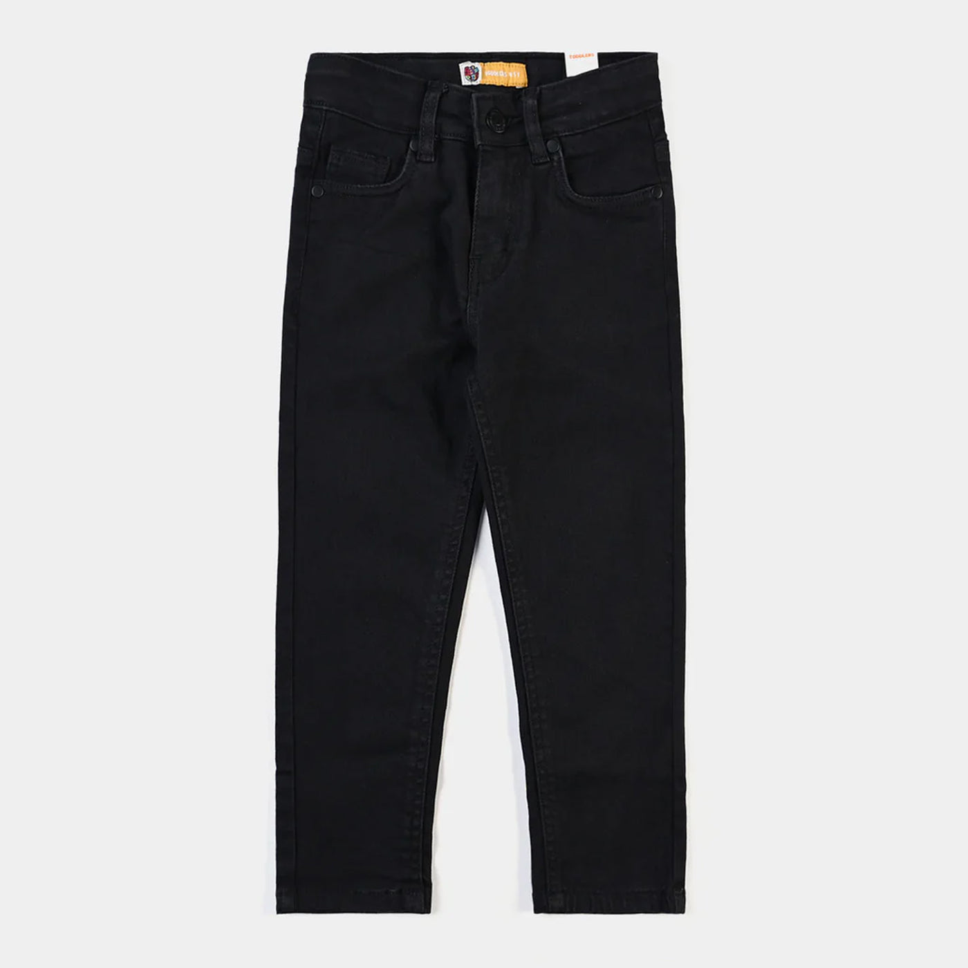 Boys Denim Stretch Pant Basic-BLACK