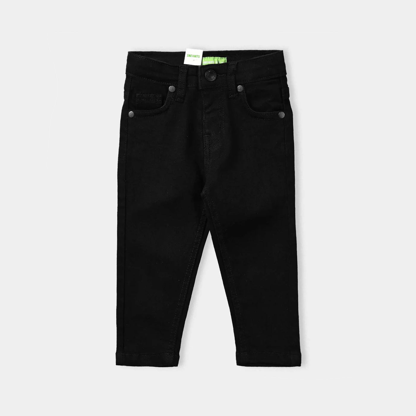 Infant Boys Denim Stretch Denim Pant Basic-BLACK