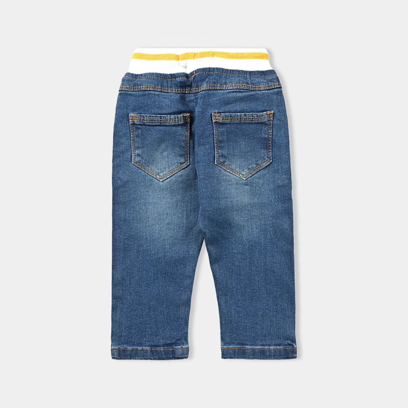 Infant Boys Denim Stretch Denim Pant-Mid Blue