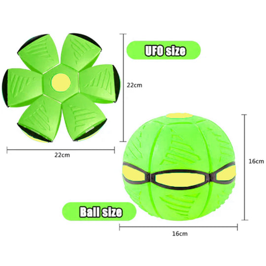 Flying UFO Saucer Light Magic Ball | Green