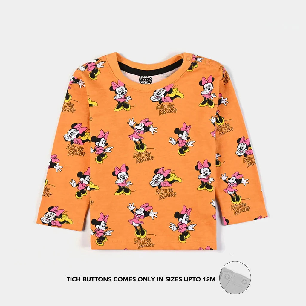 Infant Girls Cotton Jersey T-Shirt Character-Artisan Gold