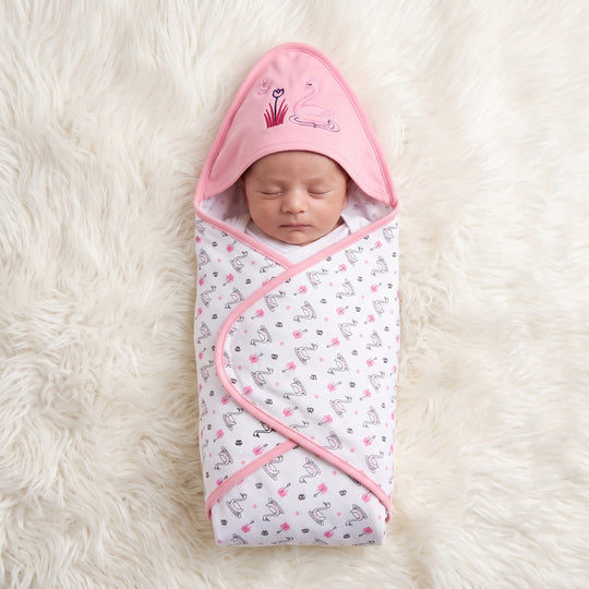 Infant Cotton Printed Wrapping Sheet