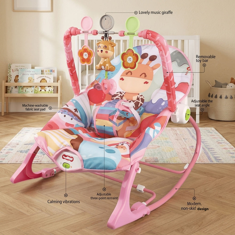 Multi Functional Baby Cradle Swing and Rocking Chair 68153