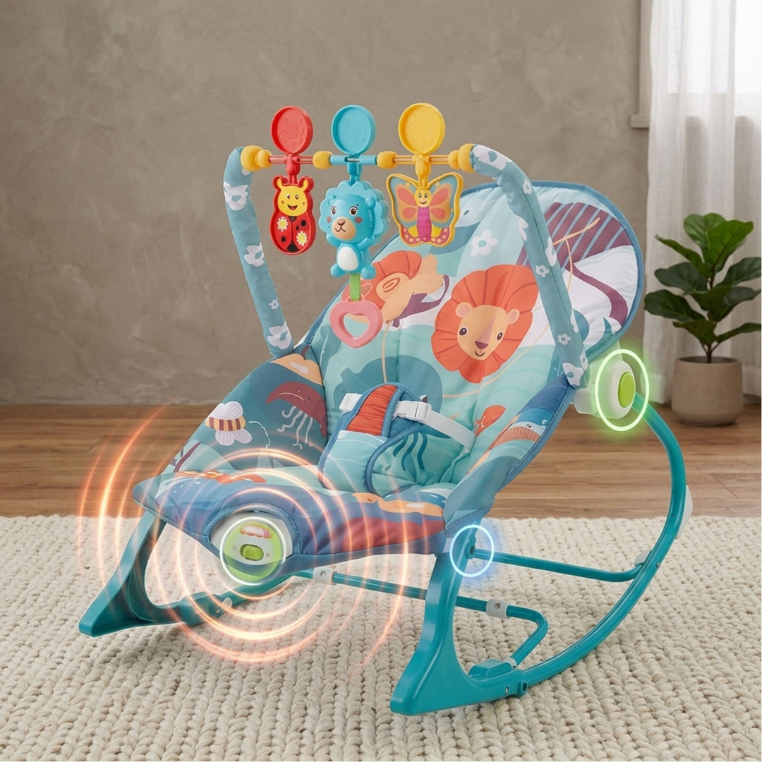 Multi Functional Baby Cradle Swing and Rocking Chair 68154