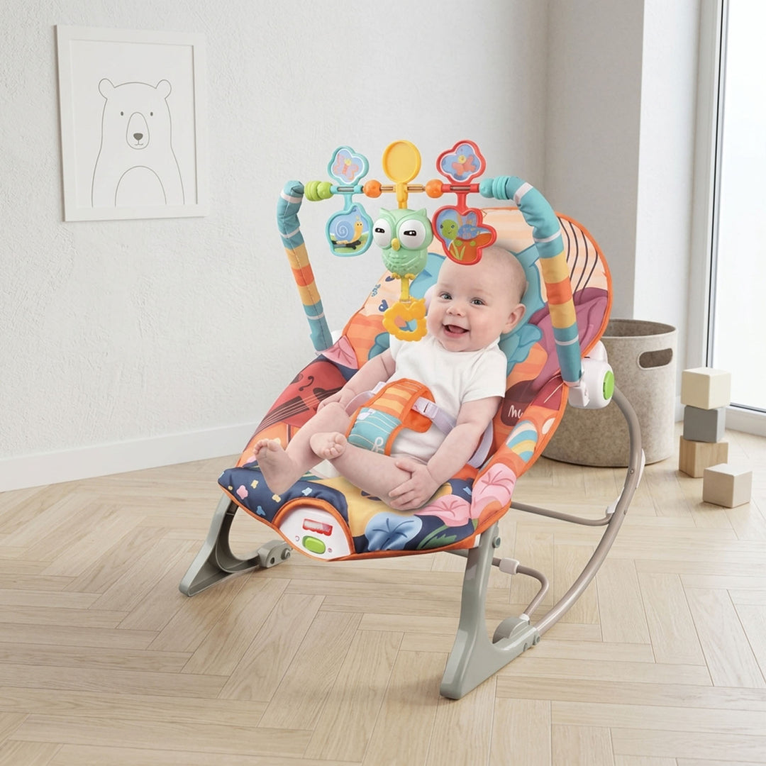 Multi Functional Baby Cradle Swing and Rocking Chair 68155