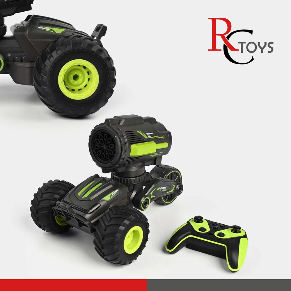 Remote-Controlled Stunt Car With Bubble Function With Light & Music