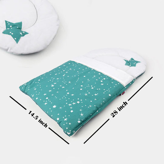Carry Nest Green Base White Stars