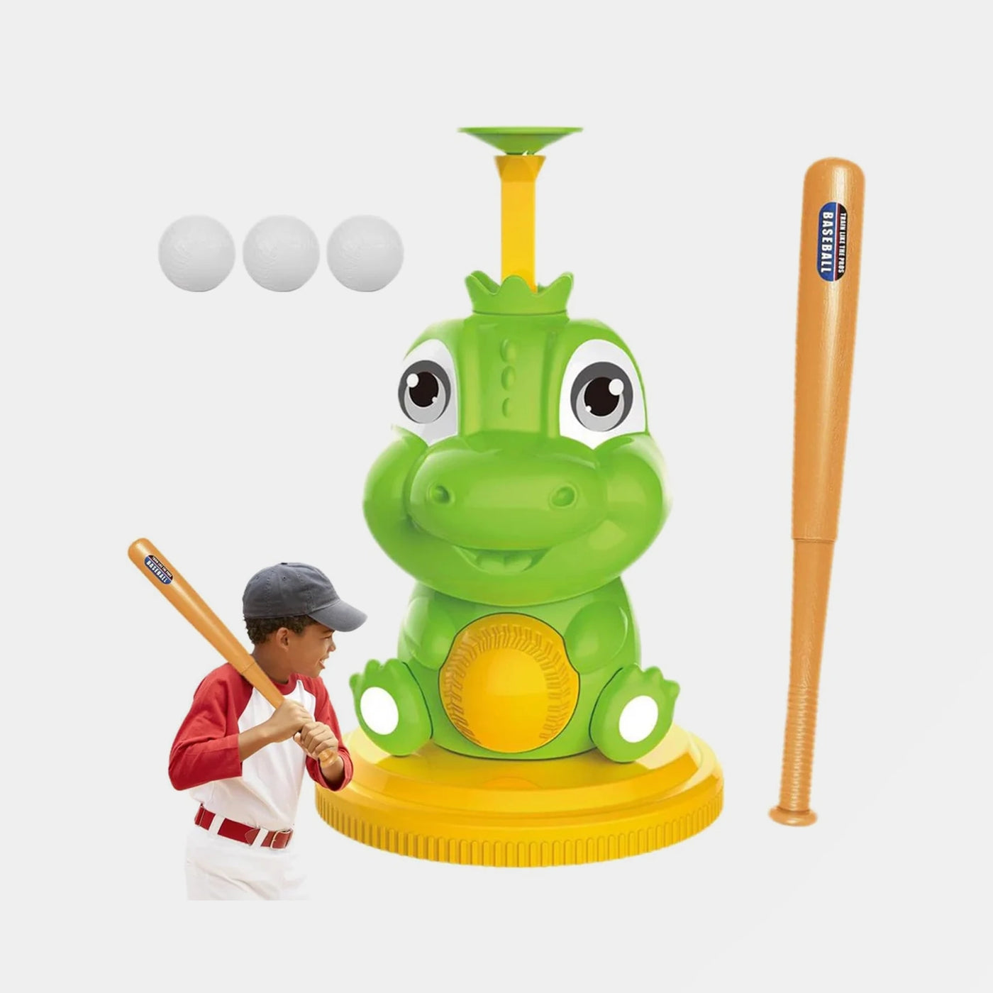 Dinosaur Baseball Play Set Outdoor-Indoor Fun