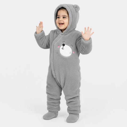 Infant Unisex Romper-GREY