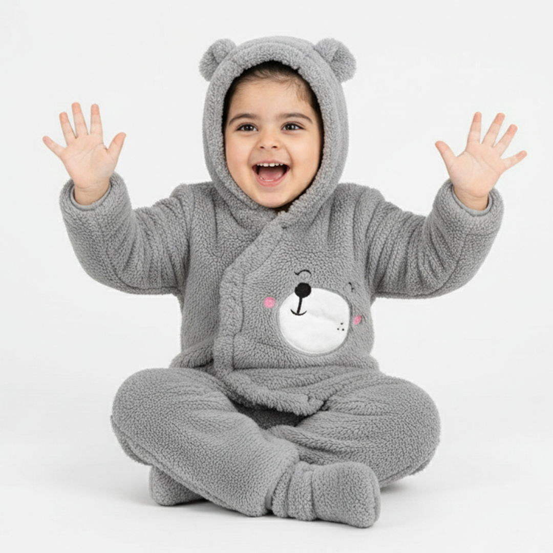 Infant Unisex Romper-GREY