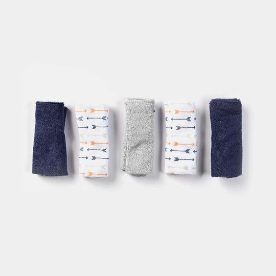 Baby Hooded Towel & 5 Washcloths