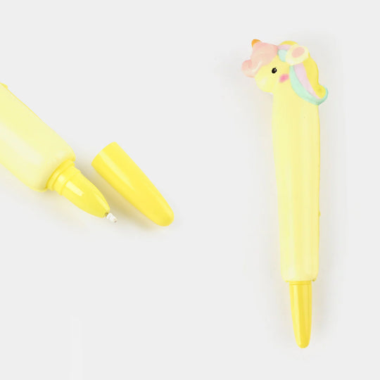 Character Soft Squishy Foam Ball Pen For Kids