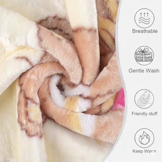 Baby Wrapping Plush Blanket