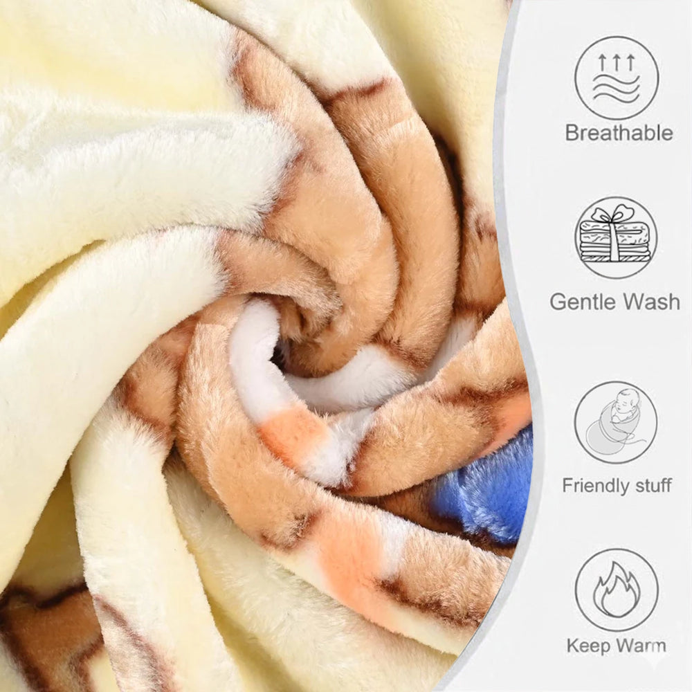 Baby Wrapping Plush Blanket
