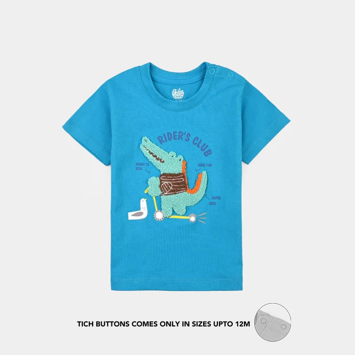 Infant Boys Cotton Jersey T-Shirt Riders Club