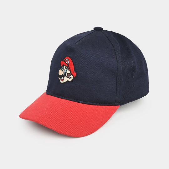 Kids Character Cap - Navy.Red