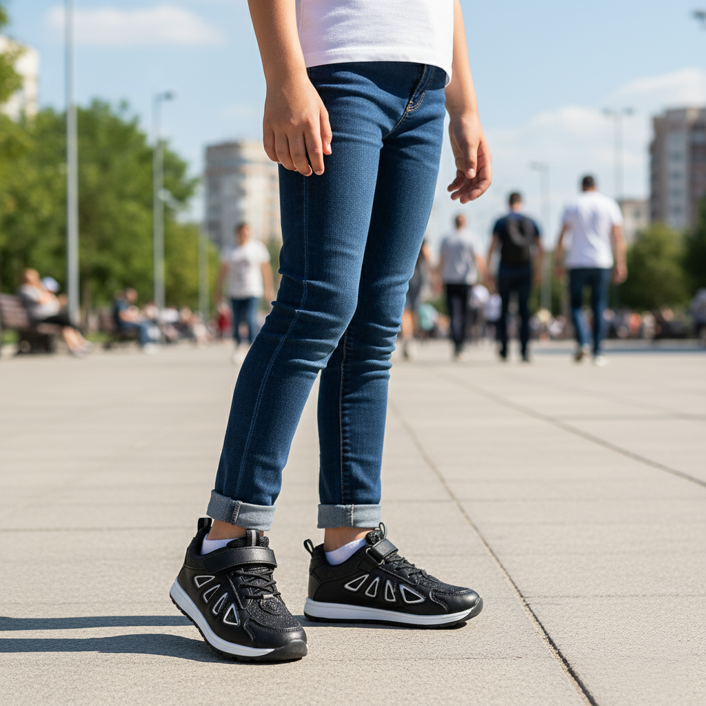 Girls Joggers 1016-6-BLACK