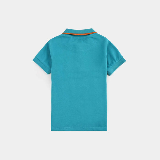Infant Boys Jumbo Pique Polo Tiger