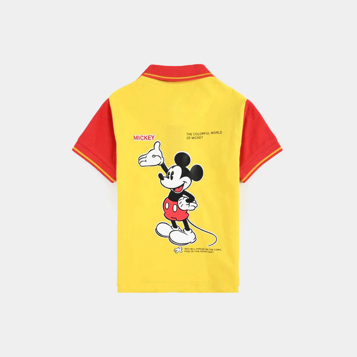 Infant Boys Jumbo Pique Polo - Yellow