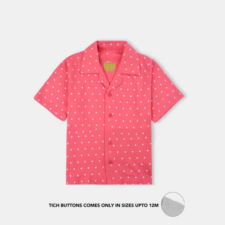 Infant Girls Poly Cotton Jersey Night Suit