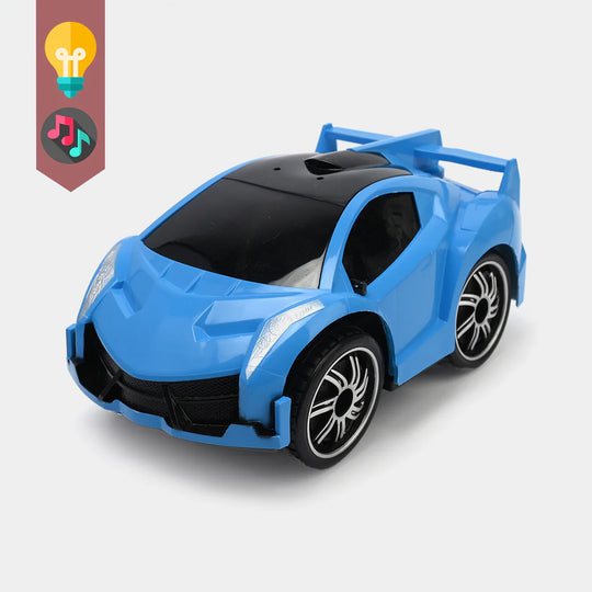 3D Police Car Toy with Light & Sound