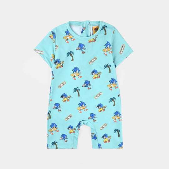 Boys Micro Fiber Jumper Suit-SKY BLUE