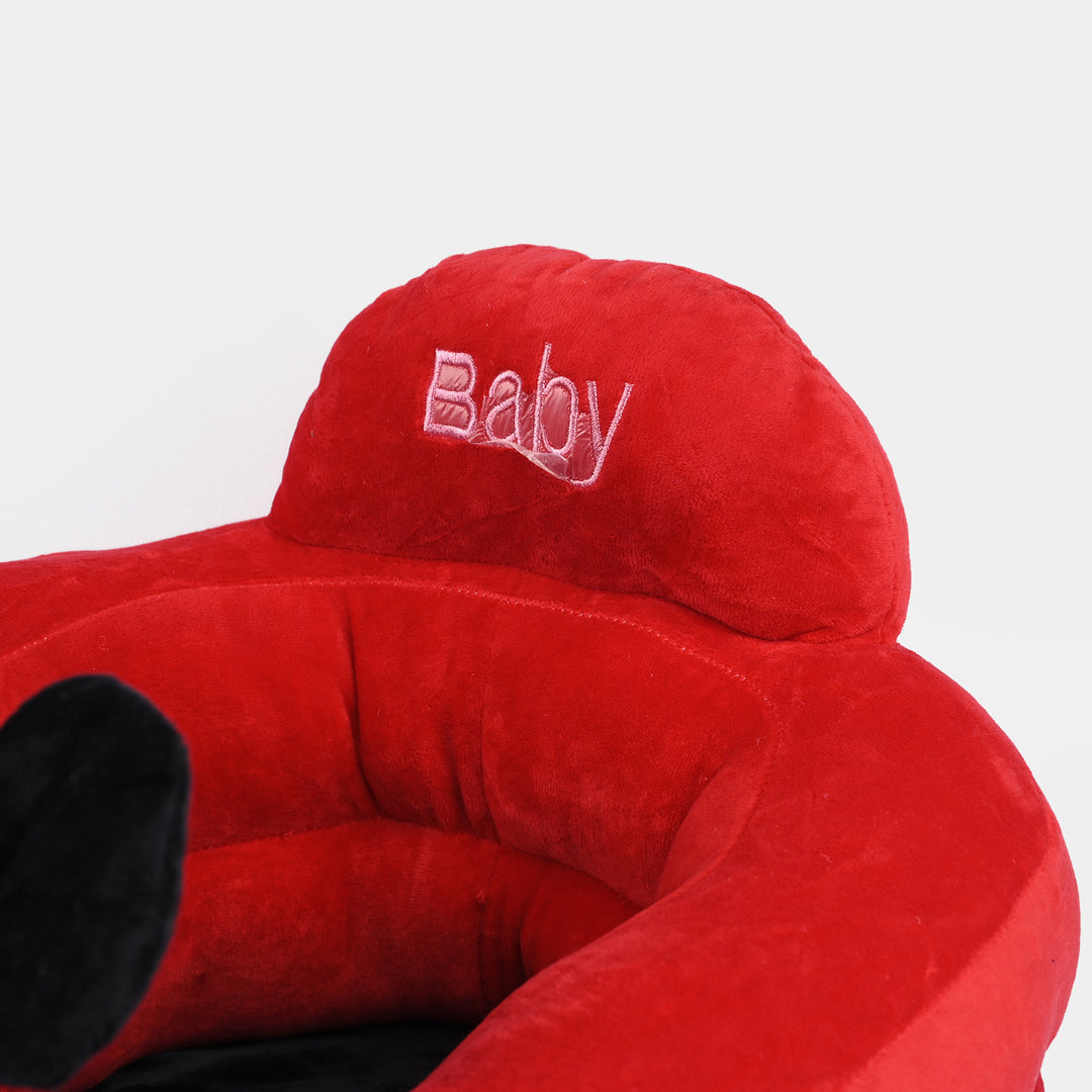 Cartoon Baby Floor Seat/Support Sofa Seat - 6M+ |  1475-Red