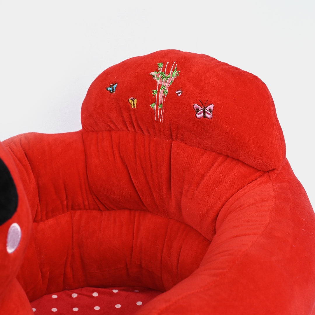 Cartoon Baby Floor Seat/Support Sofa Seat - 6M+ |  1475-Red