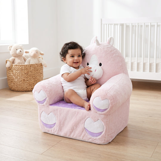 Baby Sweet Plush Sofa Seat - 18M+ | 1038-Pink