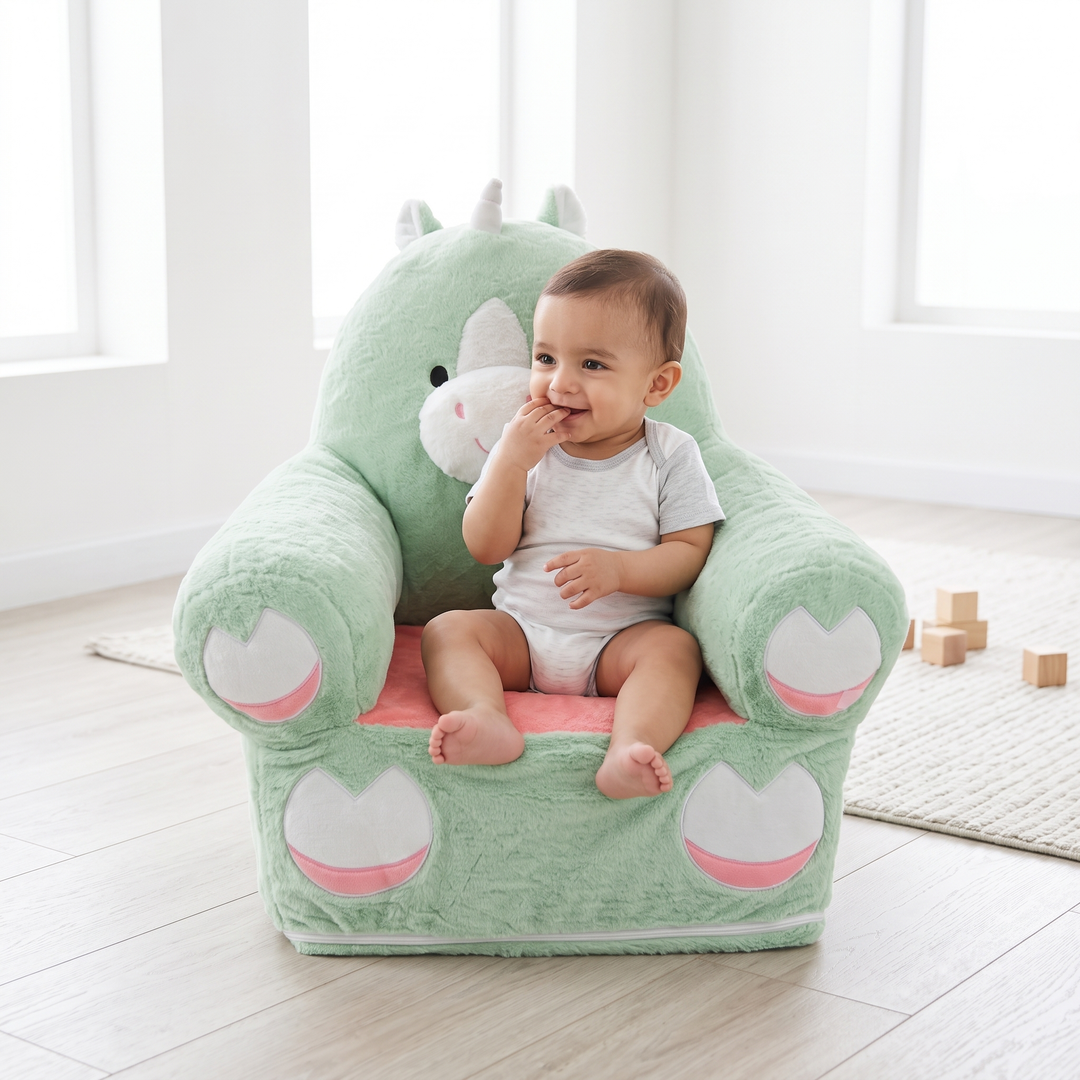 Baby Sweet Plush Sofa Seat - 18M+ | 1038-Green