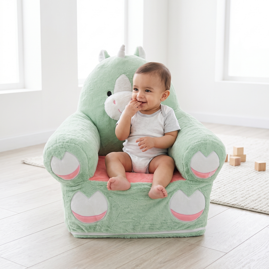 Baby Sweet Plush Sofa Seat - 18M+ | 1038-Green