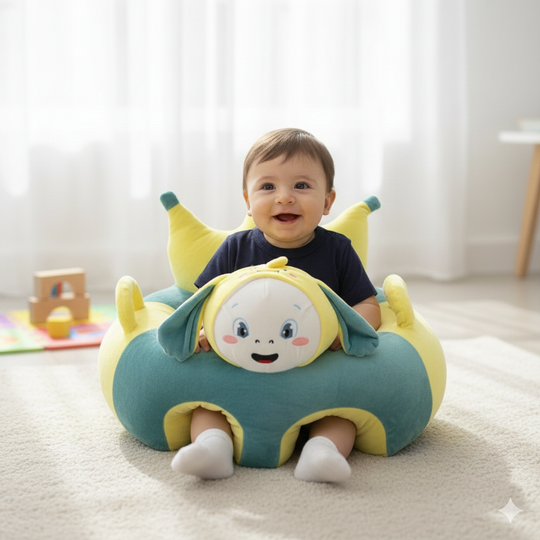 Baby Crown Floor Seat/Support Sofa Seat 6M+ |  952-Green