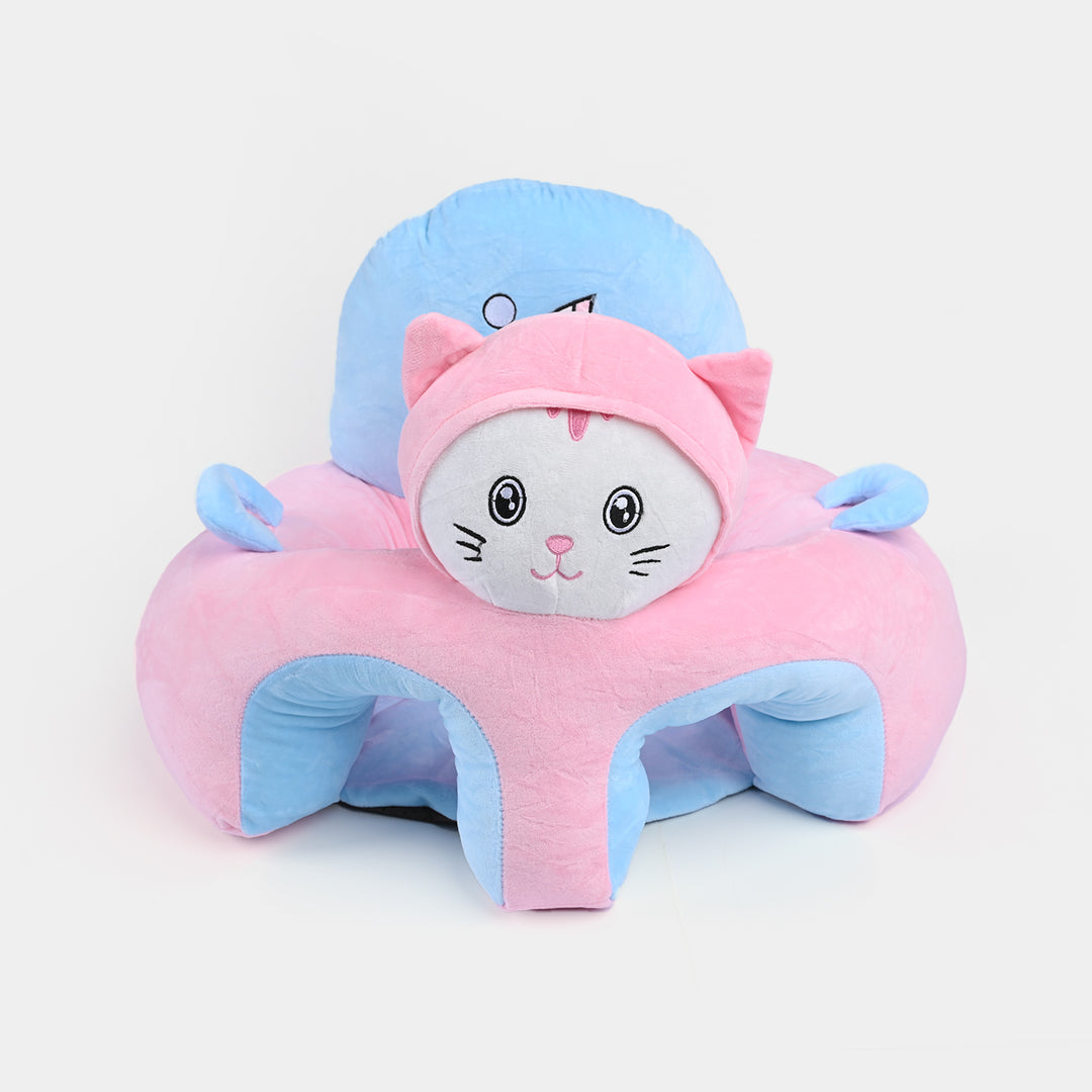 Cartoon Baby Floor Seat/Support Sofa Seat - 6M+ |  1469-Pink