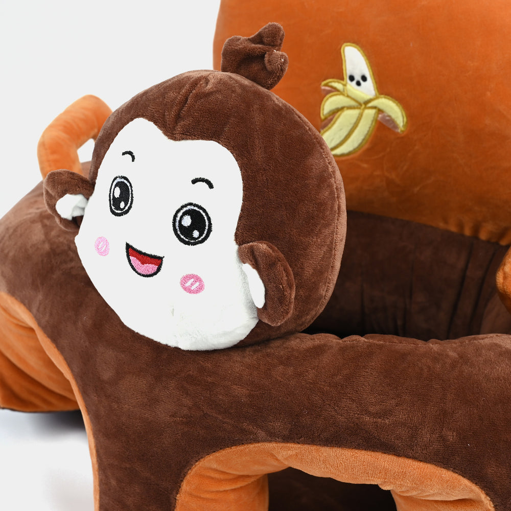 Cartoon Baby Floor Seat/Support Sofa Seat - 6M+ |  1469-Brown