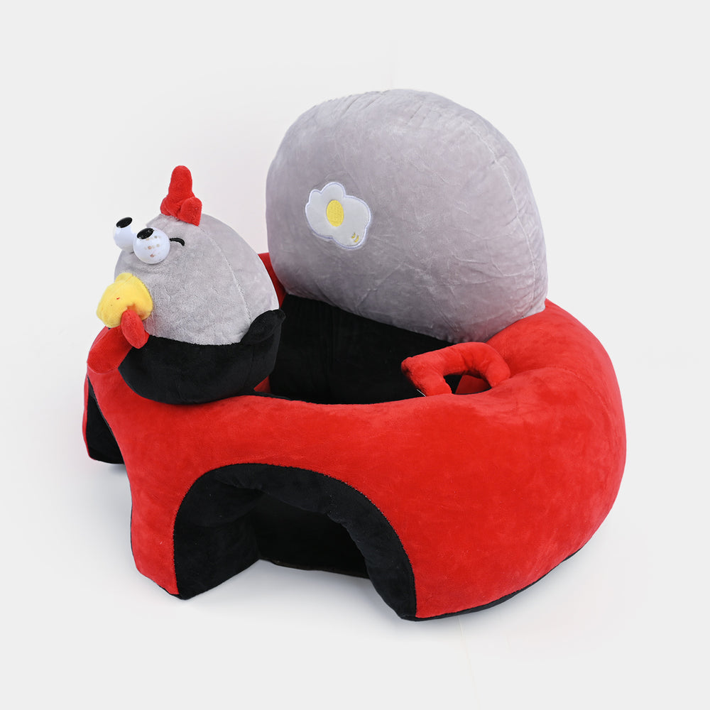 Cartoon Baby Floor Seat/Support Sofa Seat - 6M+ | 1469-Red