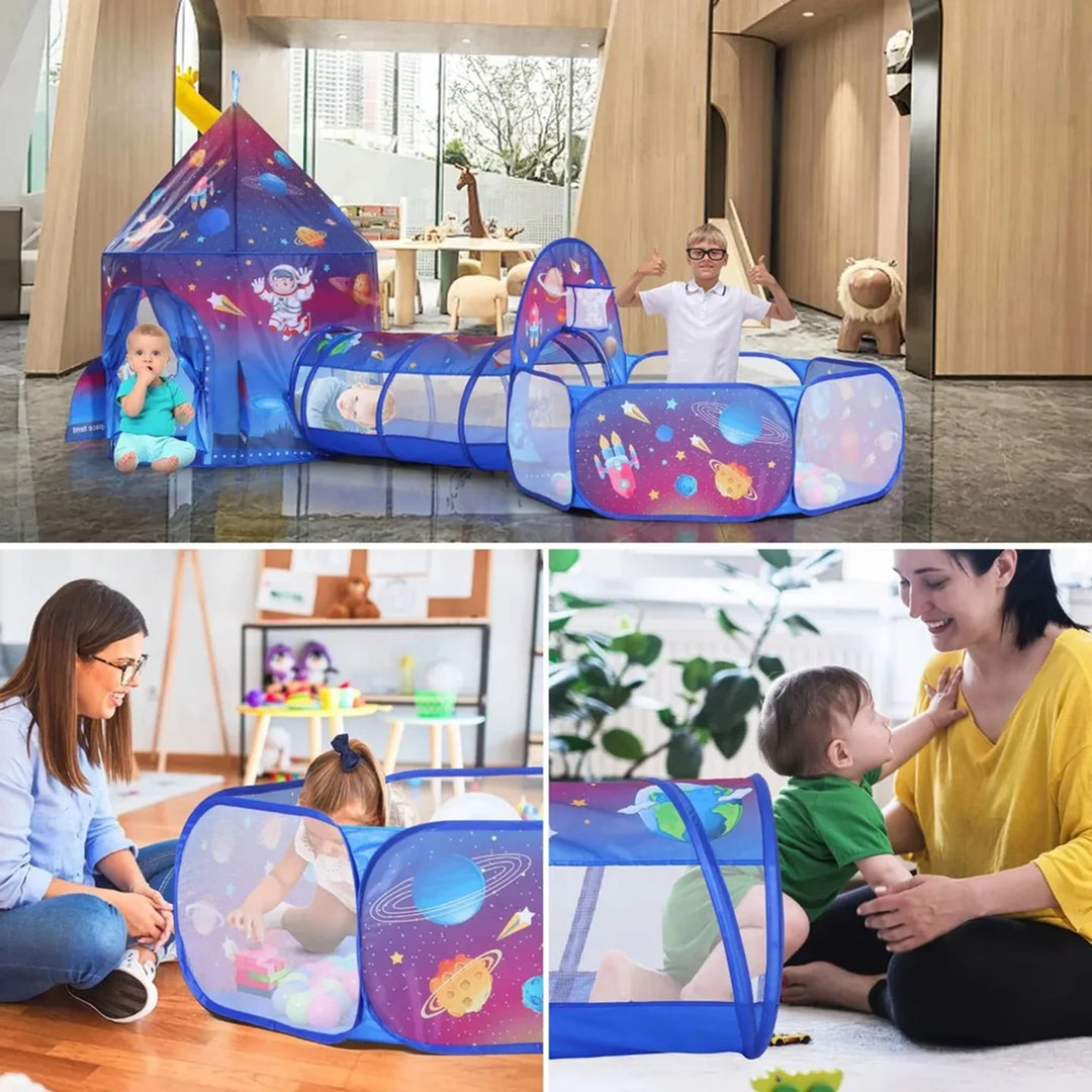 3in1 Space Castle Tent House For Kids