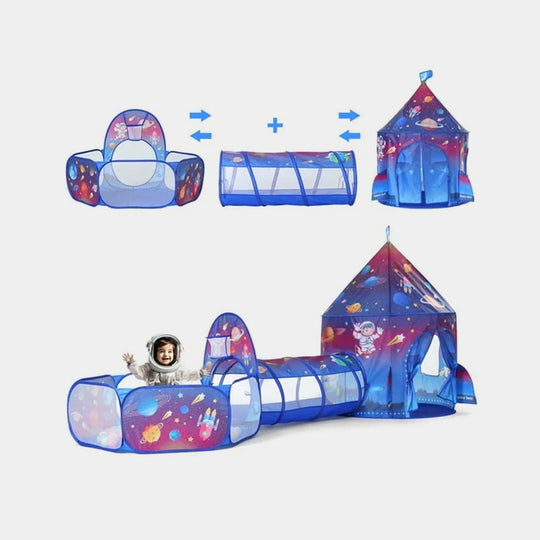 3in1 Space Castle Tent House For Kids