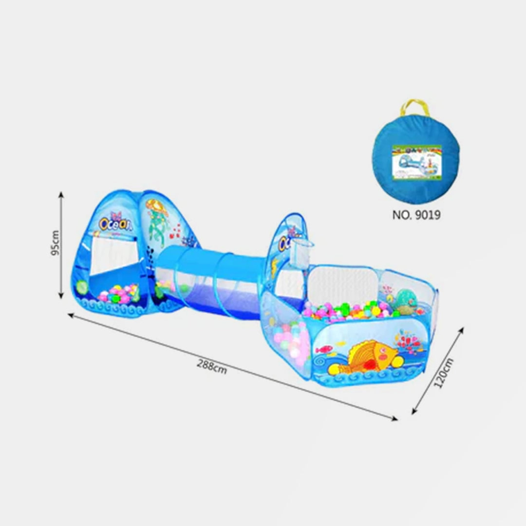 3in 1 Kids Play Tent Tunnel