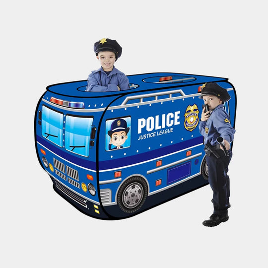 Police Car Pop Up Tent With Carrying Case