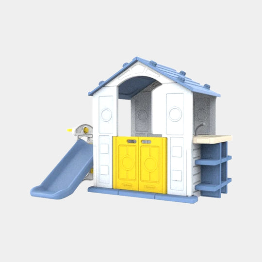ACTIVITY PLAYHOUSE WITH SLIDE