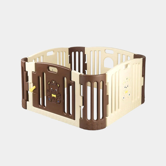 Baby Bear Zone With Enclosed Play Area - Brown