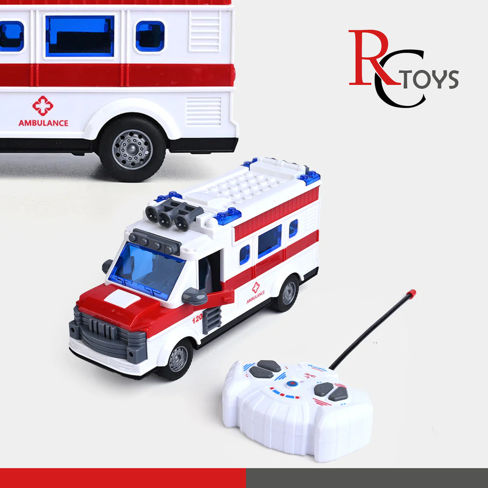 Remote-Controlled Vehicle Ambulance Toy For Kids