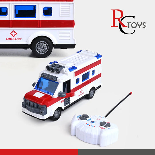 Remote-Controlled Vehicle Ambulance Toy For Kids