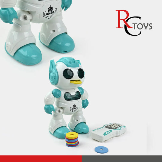 Remote-Controlled Flying Saucer Action Robot For Kids