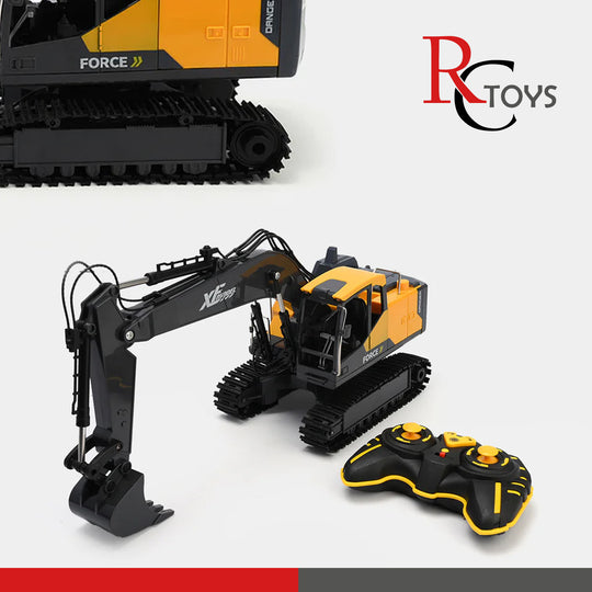 Remote Controlled Excavator Toy Realistic Construction Fun for Kids