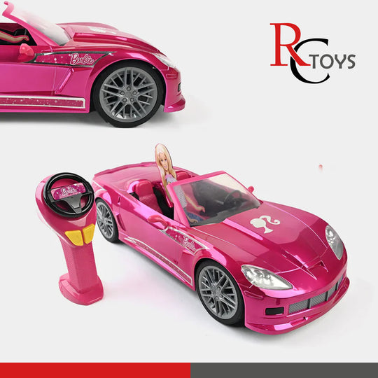 Dream Car – Pink Convertible with Lights & Remote Control