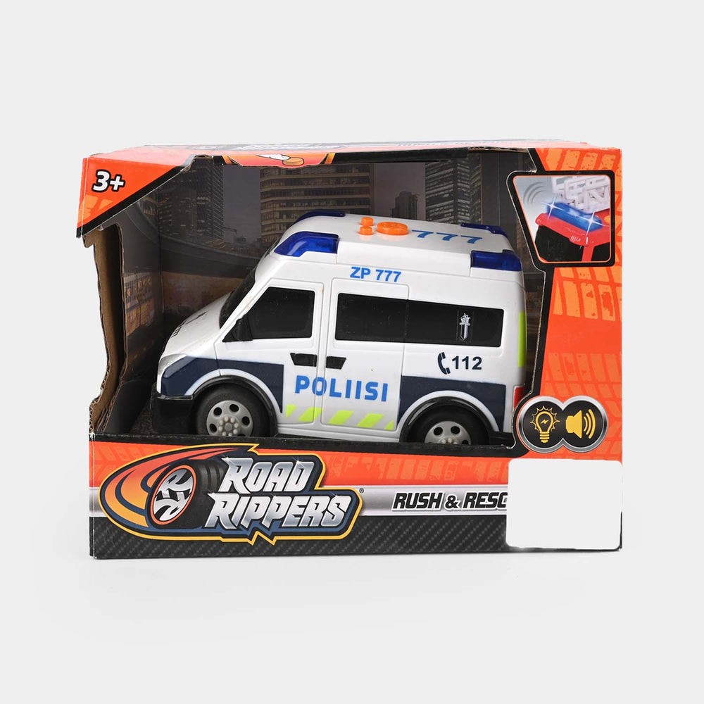 Rush & Rescue Vehicle Toy with Light and Sound for Kids