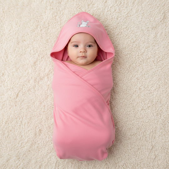 Infant Unisex Cotton Interlock Wrapping Sheet