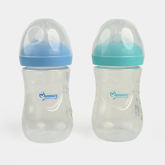 Wide Neck Feeding Bottle Set Pack of 2 8OZ 3M+